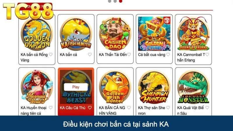 Khái quát về sảnh game bắn cá KA