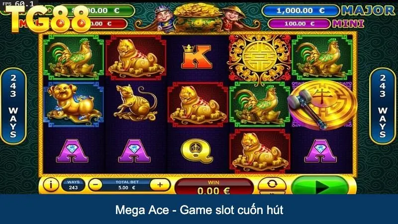 Đẳng cấp với game chơi giải trí Mega Ace